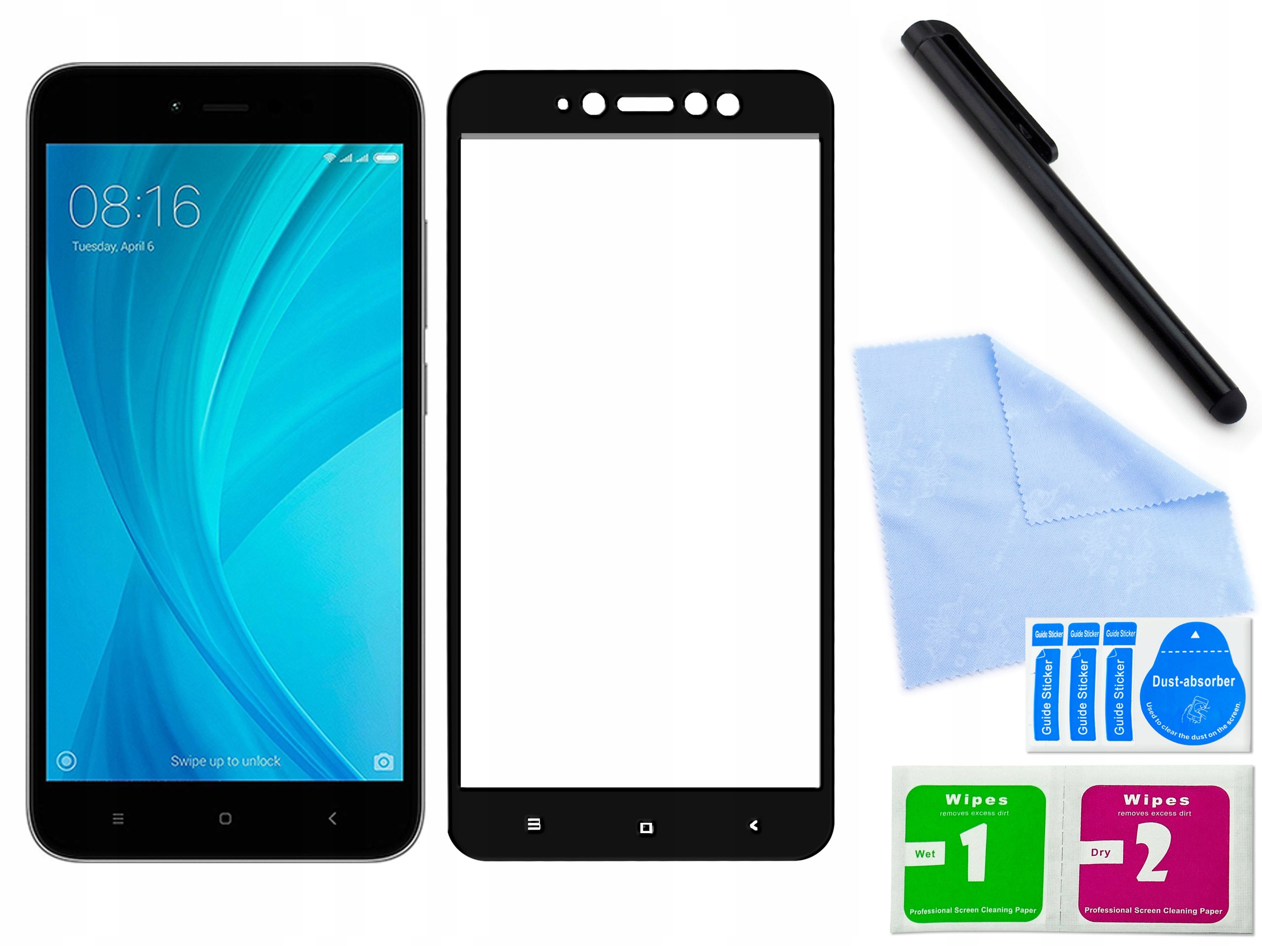 

Szkło 3D 9H do Xiaomi Redmi Y1 Lite Czarne