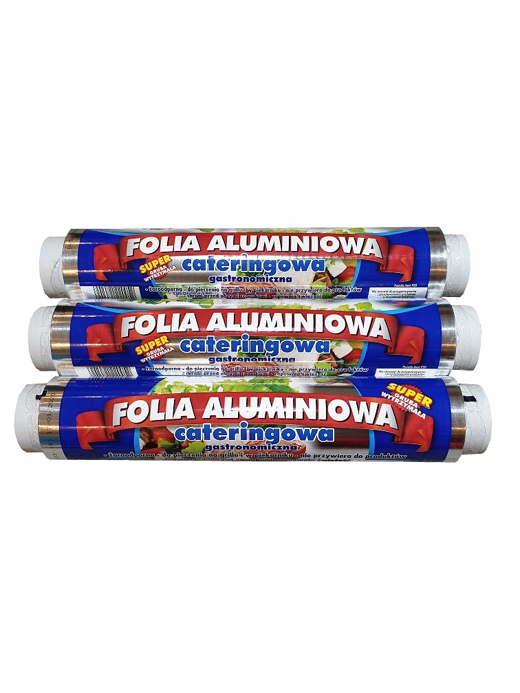 

Folia Aluminiowa Spożywcza S30cm /W1kg Mocna/ 3szt
