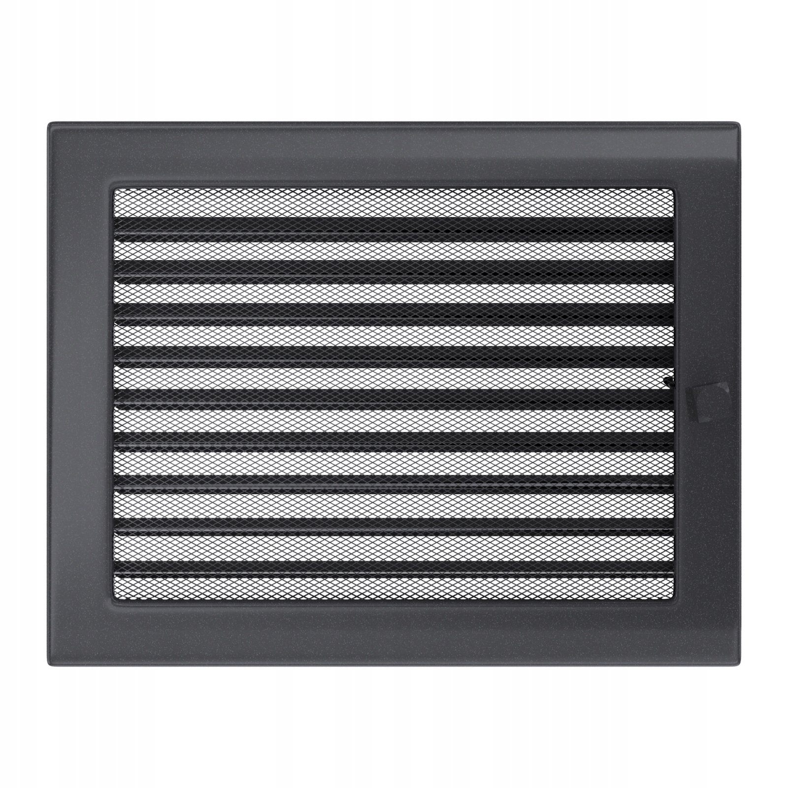 Kratka kominkowa grafitowa 22x30cm z żaluzją