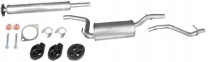 TŁUMIKI ŚRODKOWY KOŃCOWY RURA FORD FOCUS C-MAX 2.0