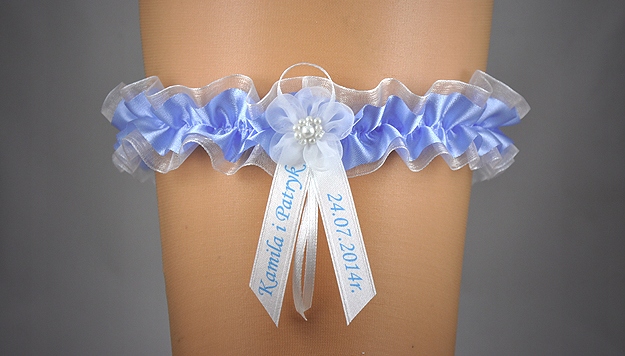 ŚLUBNA PODWIĄZKA PERSONALIZACJA IMIONA - 14 WZORÓW EAN (GTIN) 4005329126123