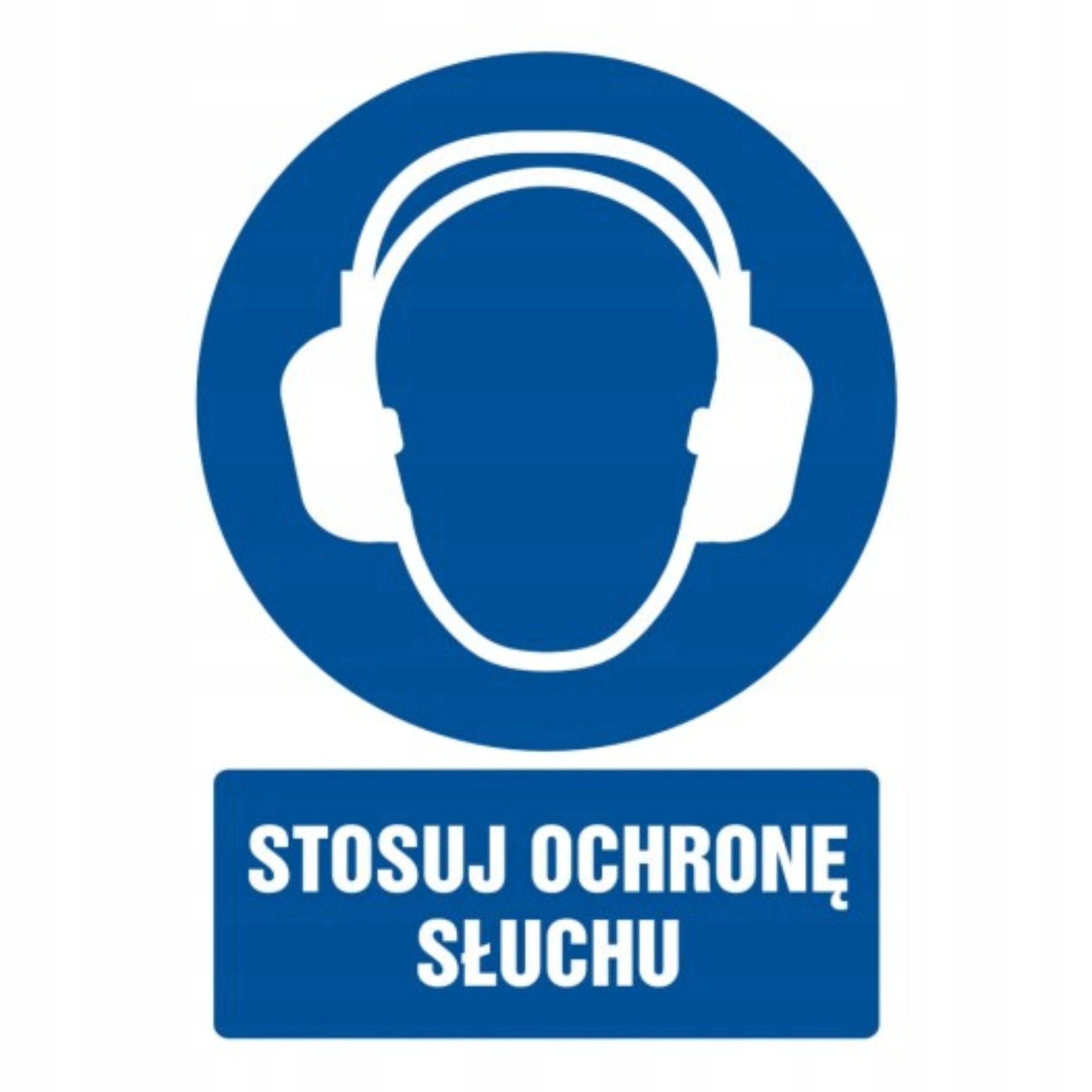 

Znak tabliczka Pcv Stosuj ochronę słuchu 5,25x7,4
