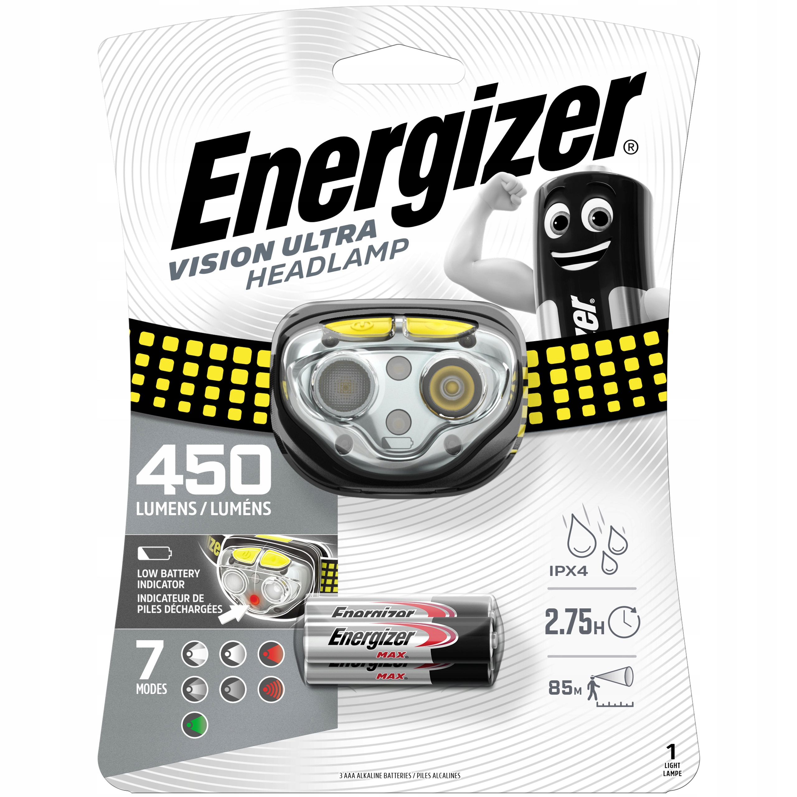 

Latarka Czołowa Energizer Vision Ultra 450Lumens