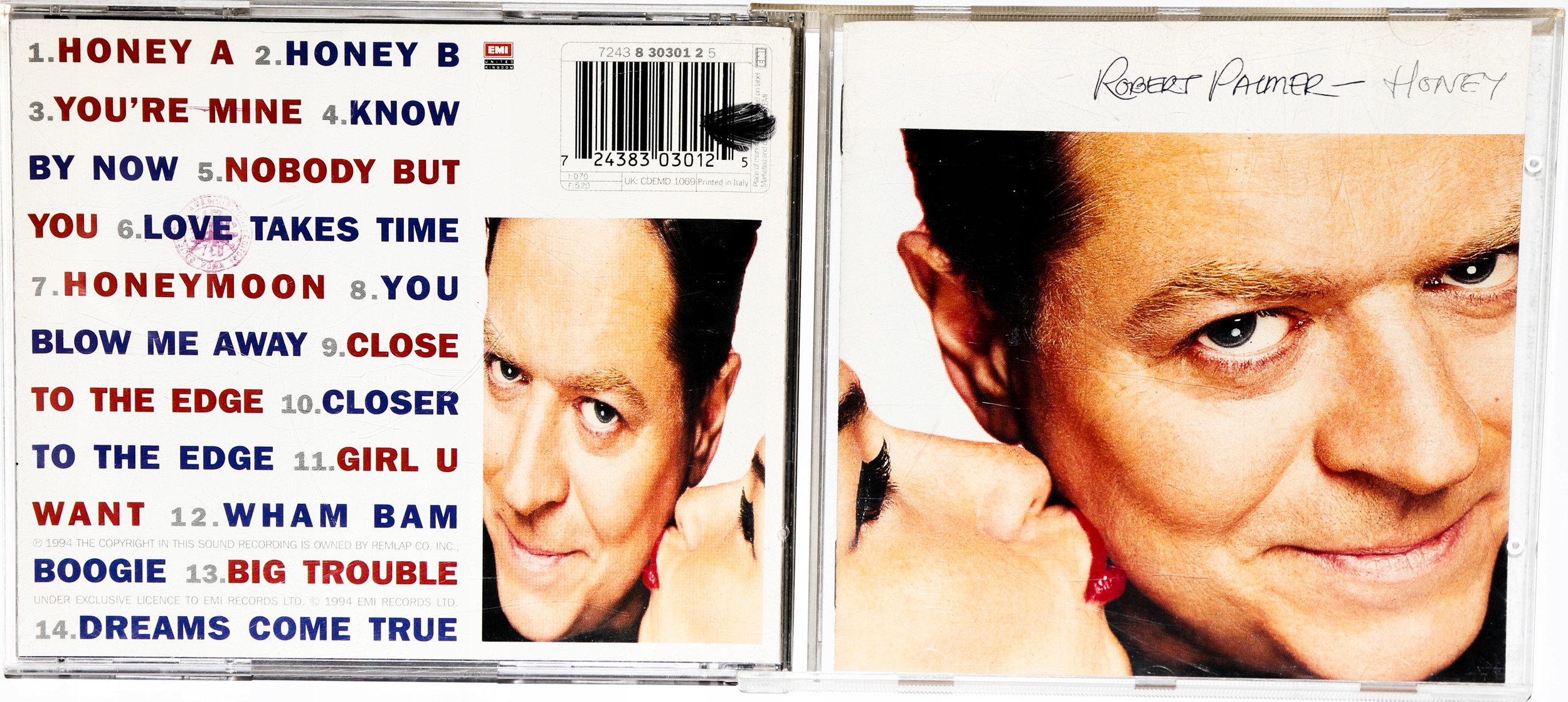 ROBERT PALMER = HONEY = 1994 = MADE in ITALY 13593795254 Sklepy