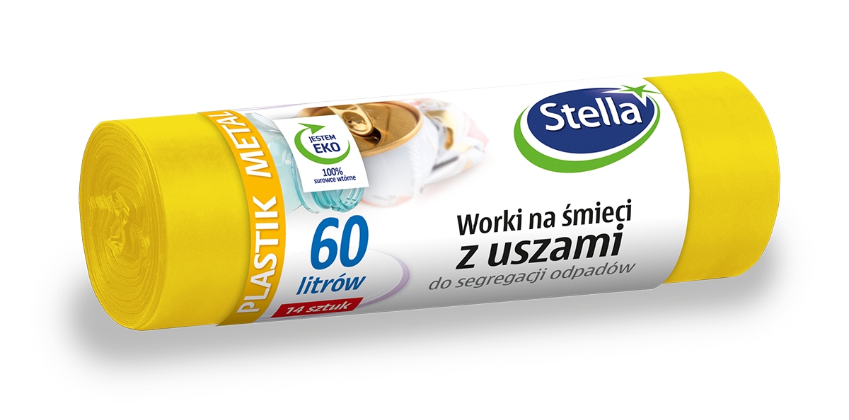 

Worki Na Śmieci do segregacji Plastik Met 60L-14sz
