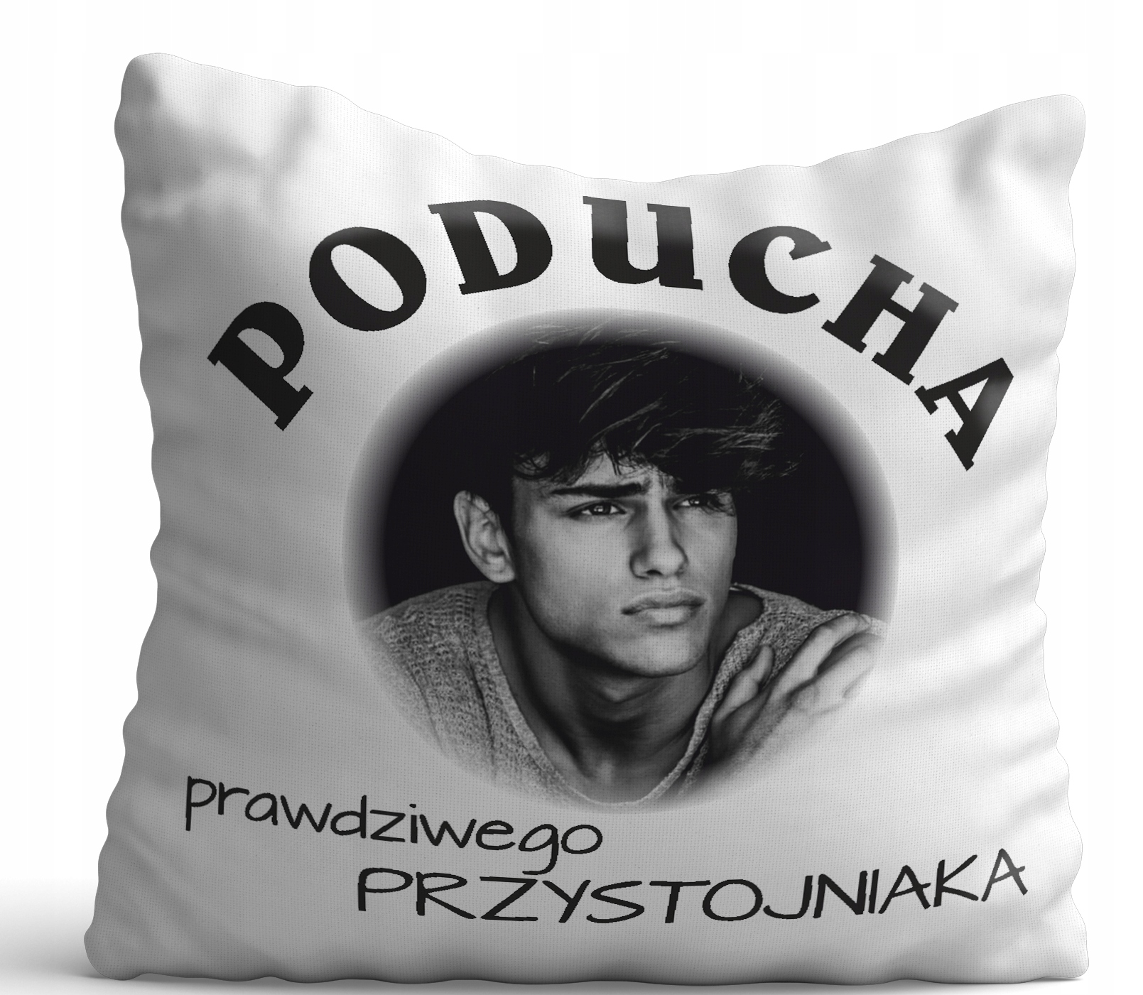 

Poduszka Maxi Prezent na Dzień Chłopaka 50 nadruk