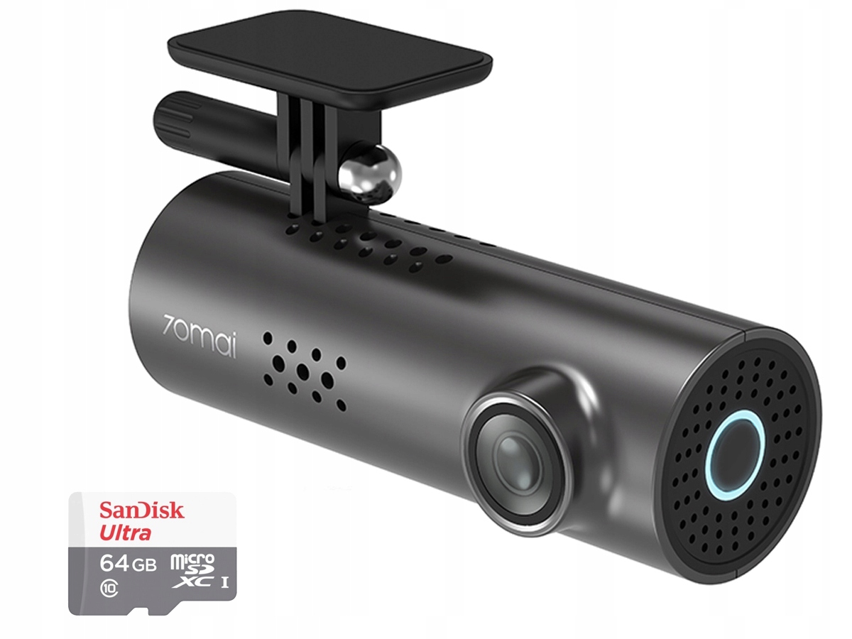 

Kamera 70mai Dash Cam 1s D06 WiFi Sandisk 64GB