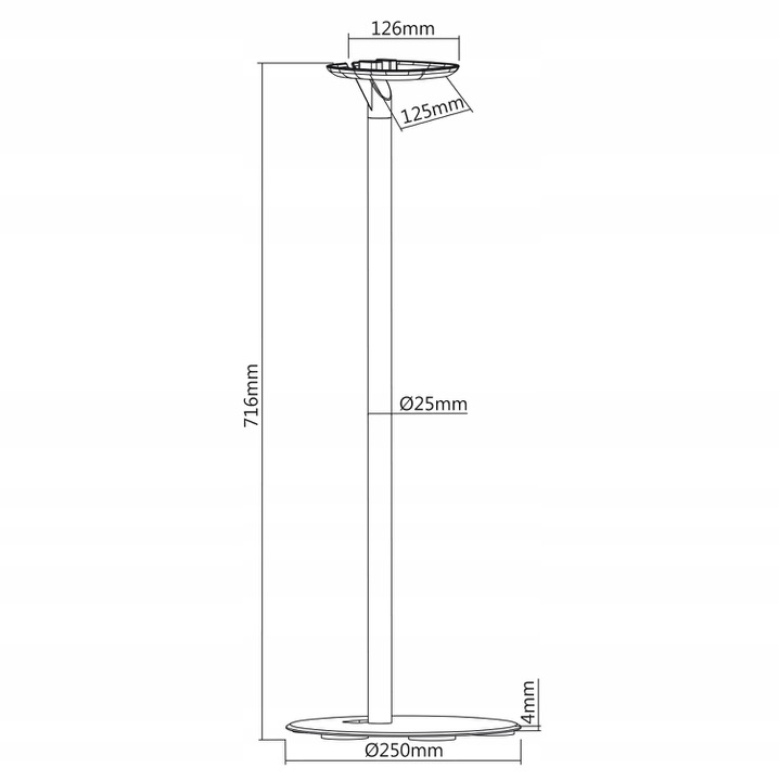 Uchwyt stojak podłogowy Sonos One Play BYDGOSZCZ Kolor czarny