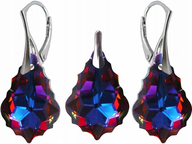 

Komplet Biżuterii Swarovski Baroque Volcano