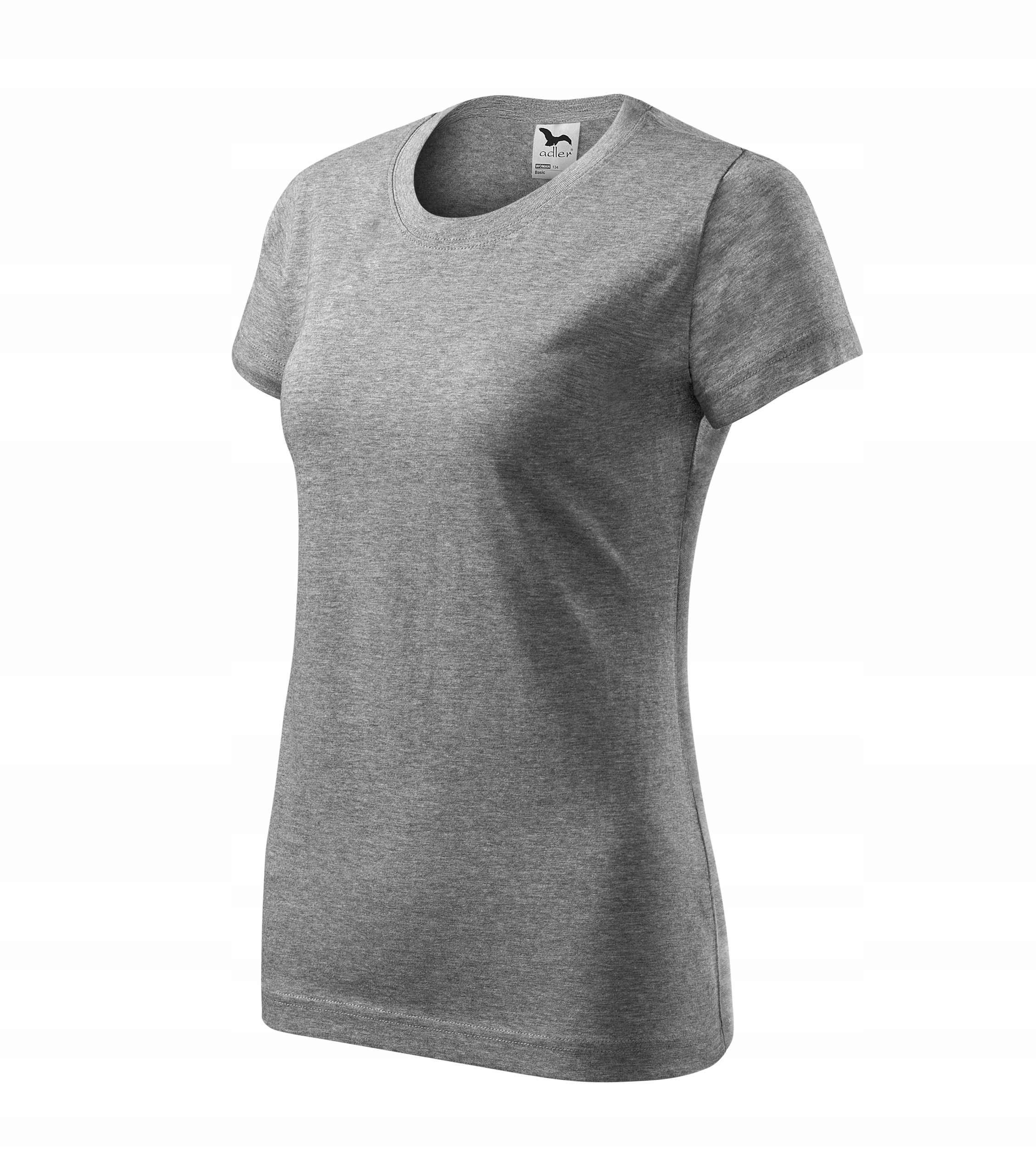 

koszulka damska gładka t-shirt Adler Basic XXL