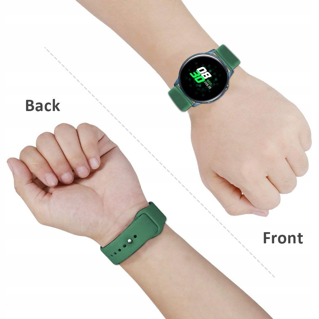 ZIELONY pasek SAMSUNG GALAXY WATCH ACTIVE 2 40mm Materiał inny