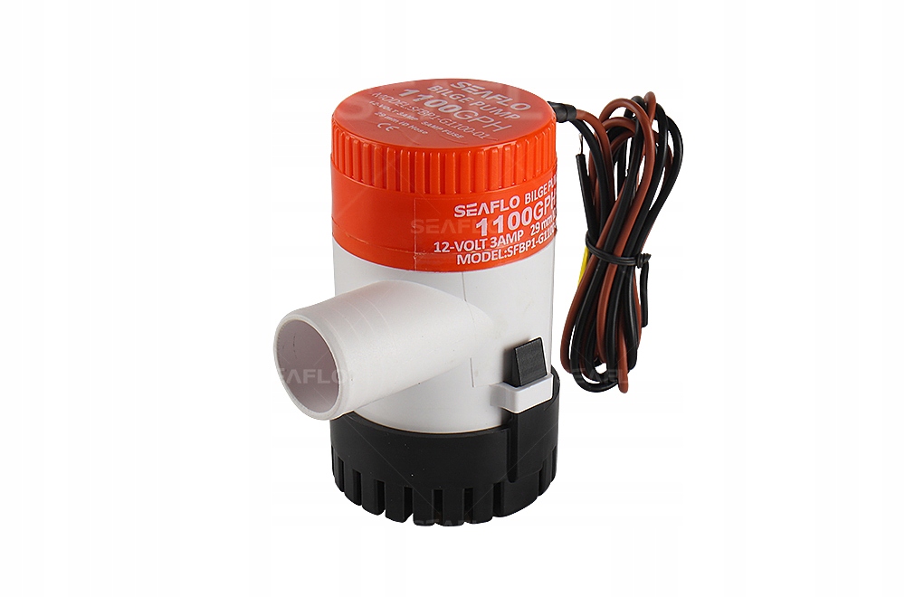 POMPA JACHTOWA WODY ZĘZOWA SEAFLO 12V 1100GPH / 70L MIN - SUPER JAKOŚĆ Model SFBP1-G1100-01-SEA