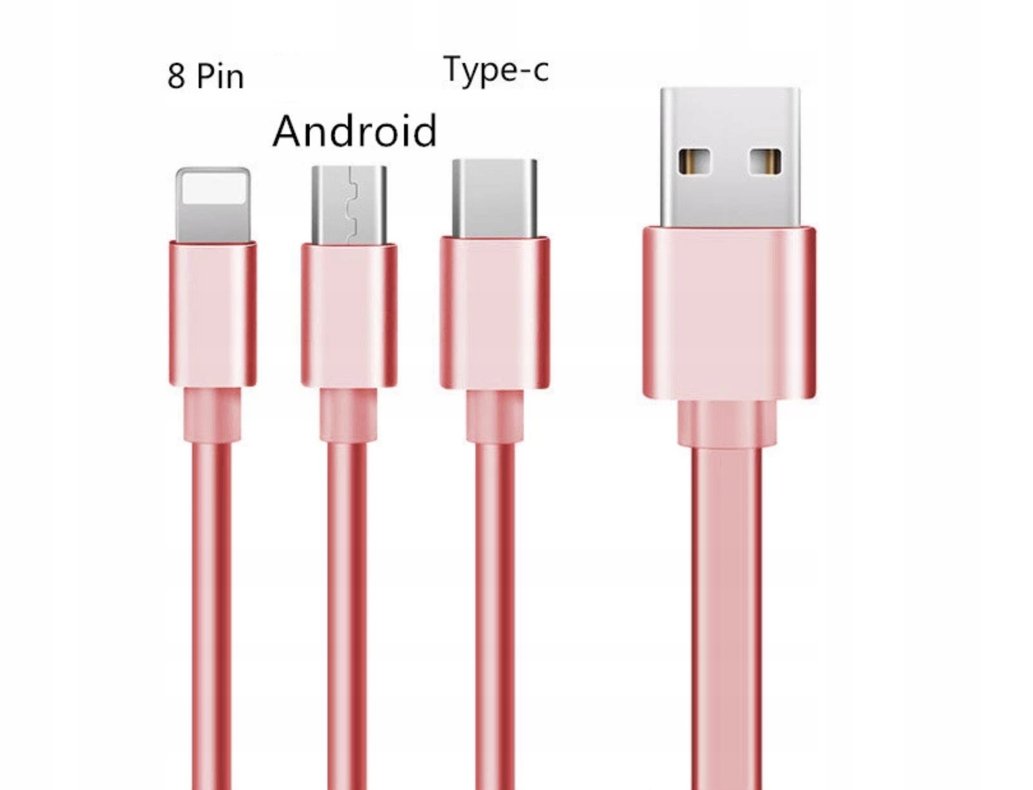 

Kabel Do Telefonu - Iphone, Type-C, micro Usb