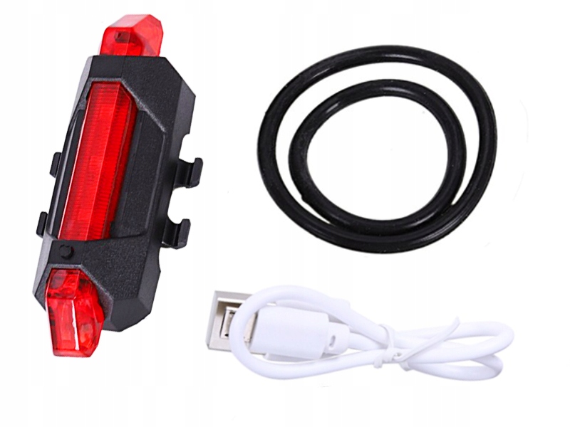 

Lampka Rowerowa Tylna Tył Lampa Ładowana Na Usb