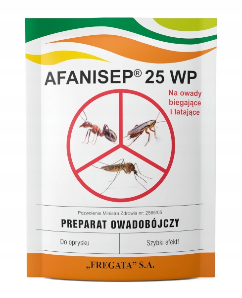 

Afanisep 25g zwalcza muchy komary prusaki rybiki