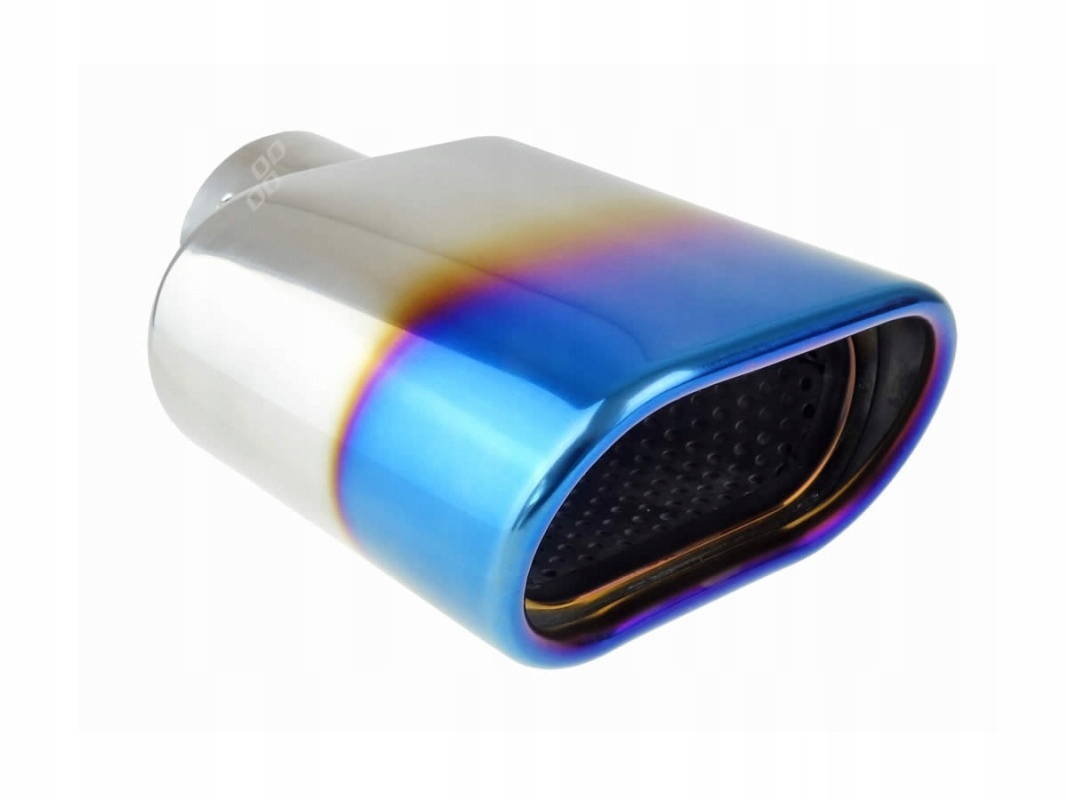 MT019BLC - Наконечник выхлопной трубы из нержавеющей стали BLUE-хром 122 / 68mm