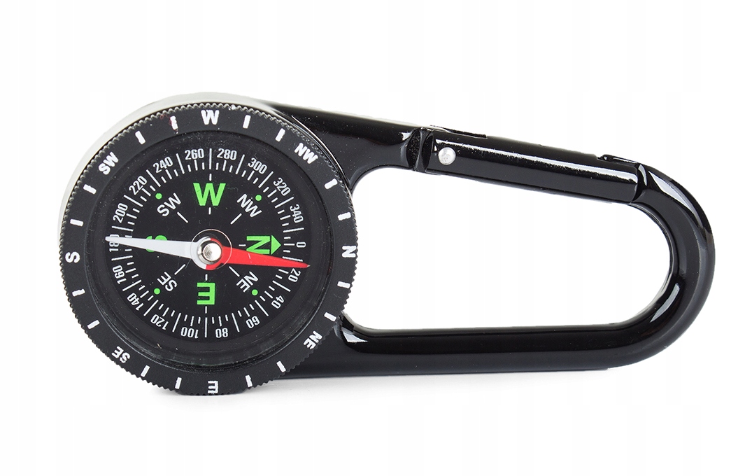 #291 KOMPAS KIESZONKOWY METALOWY KARABIŃCZYK