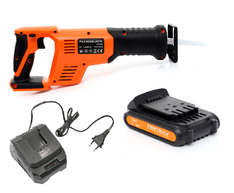 НАБОР ПИЛА, САБЕЛЬНАЯ ПИЛА, AKUM18V+АККУМУЛЯТОР+ЗАРЯДНОЕ УСТРОЙСТВО