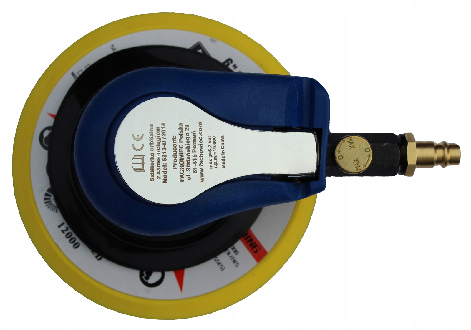 Szlifierka z odciagiem orbitalna 150 mm Mark Fachowiec