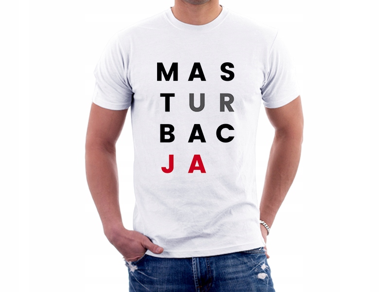 

Koszulka Masturbacja Konstytucja Nadruk - XL