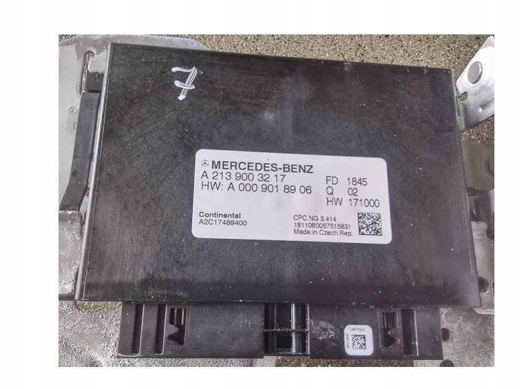 MERCEDES W205 C KLASA MODUŁ STEROWNIK A2139003217