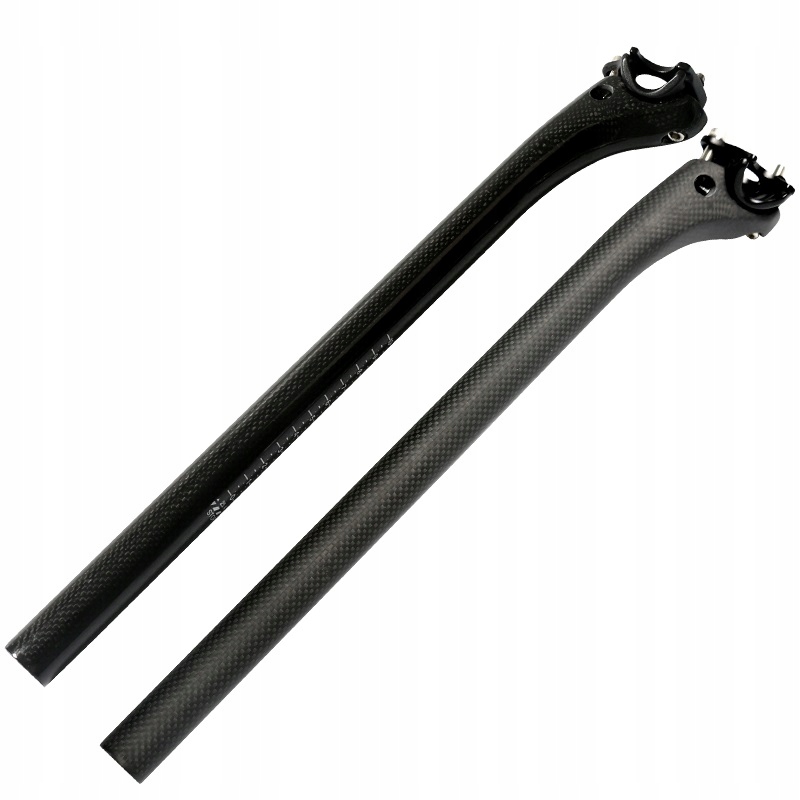 XC Black Carbon sztyca Mtb Szosa 27.2 offset Połysk Mat Nowa