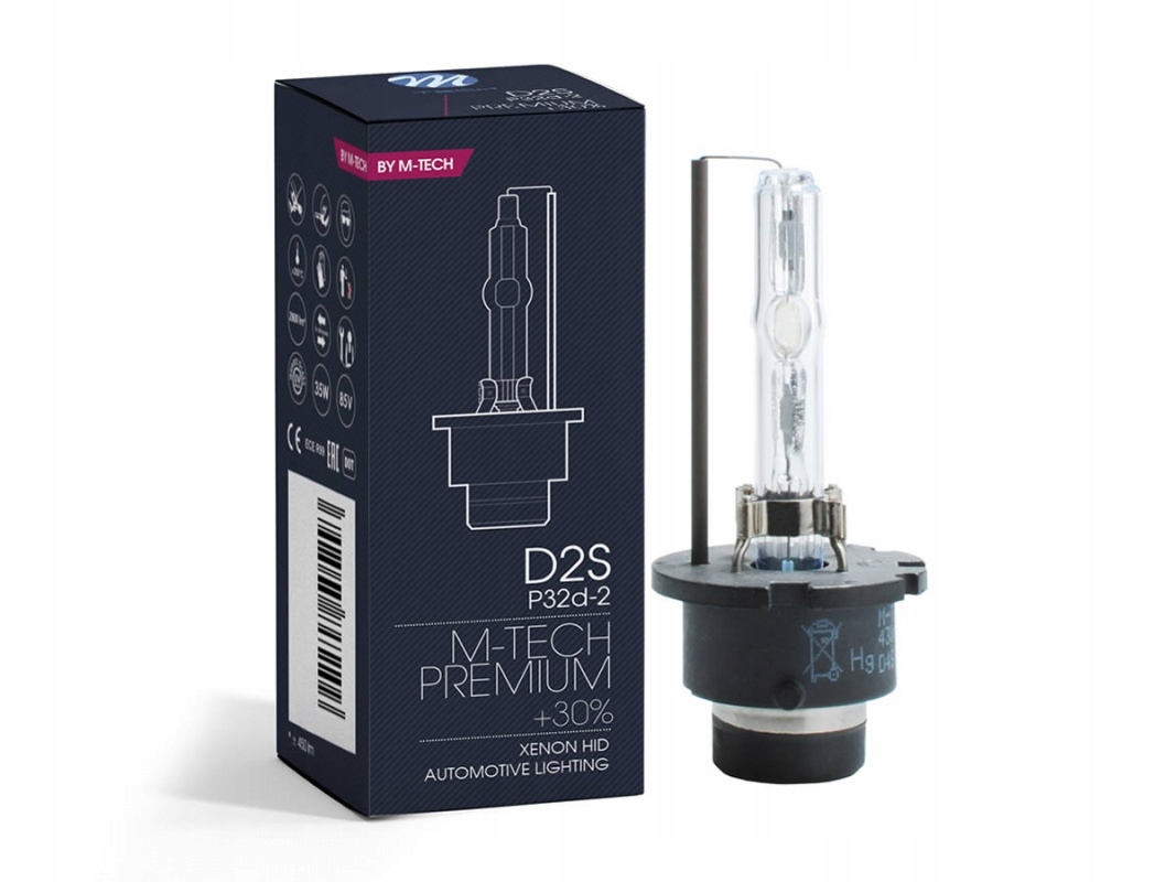 

Żarnik Palnik Xenon D2S 6000K 35W M-Tech Premium