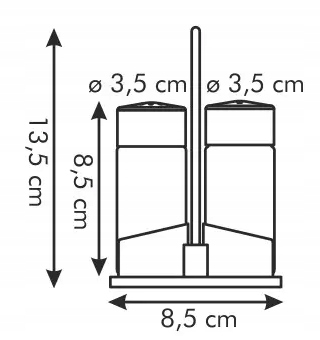 TESCOMA PRZYPRAWNIK SÓL+PIEPRZ SOLNICZKA CLUB Młynek brak