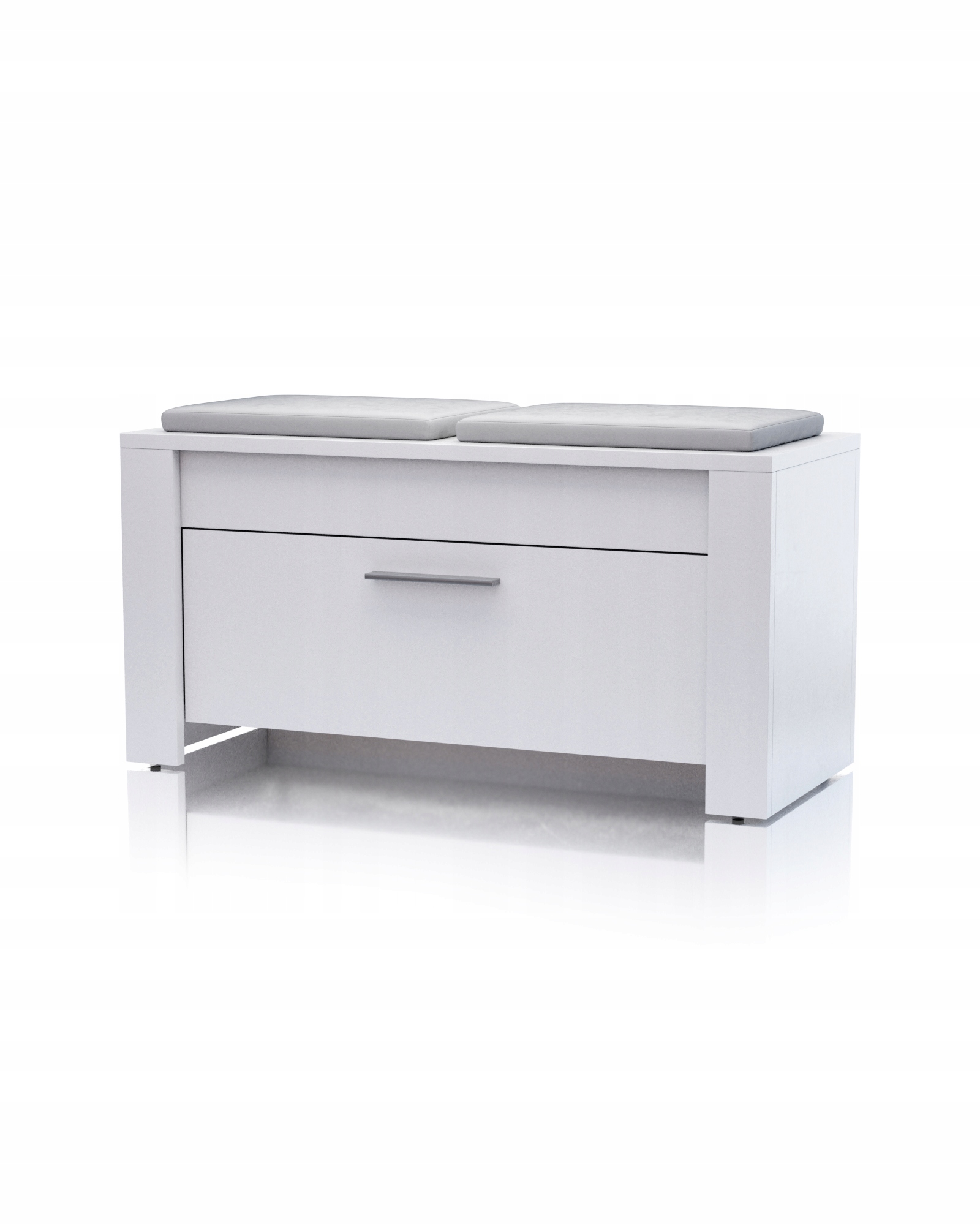 

Ławka Siedzisko Skrzynia Marine biała 91cm Pojemna