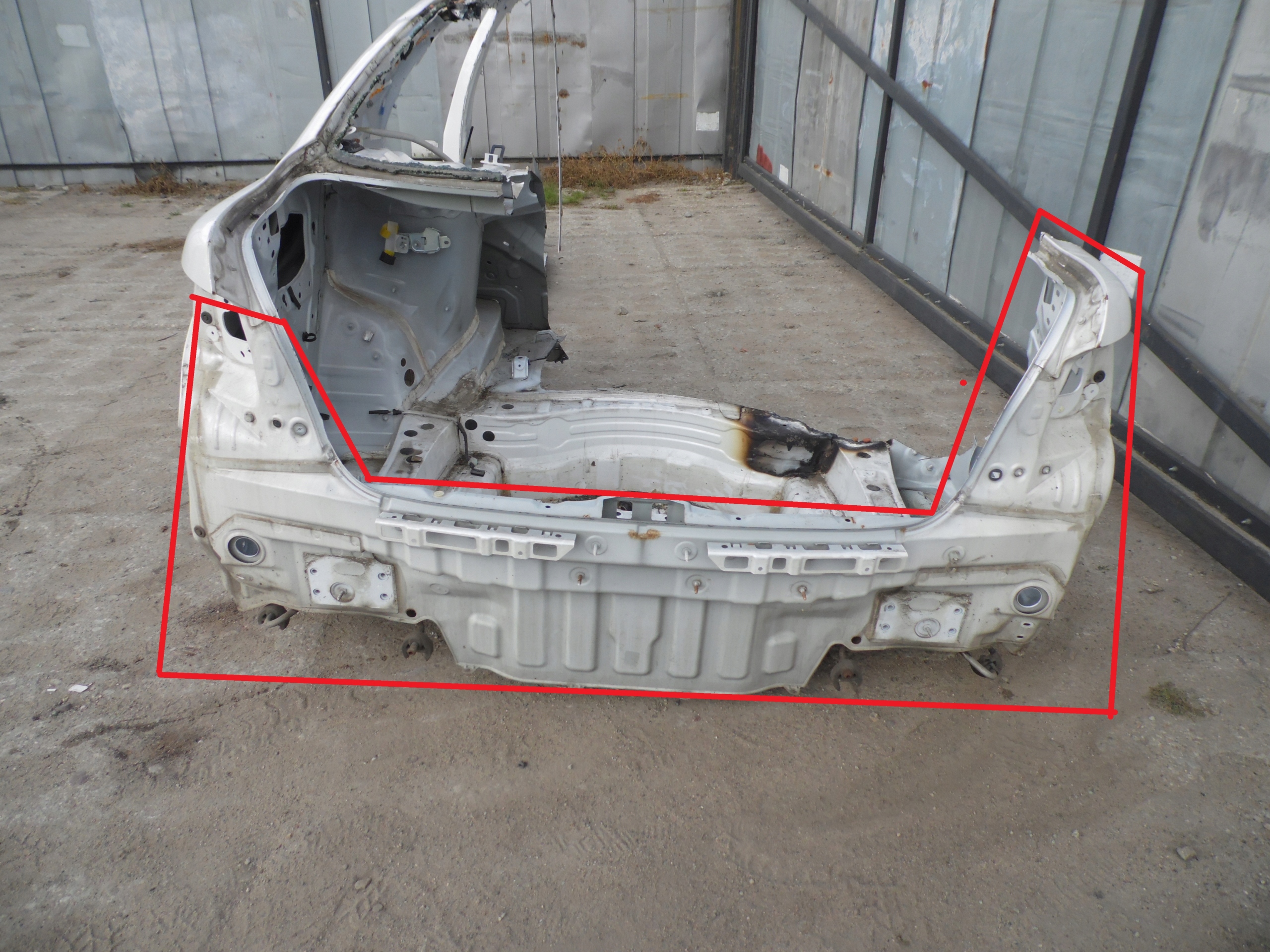 WZMOCNIENIE PAS TYLNY LEXUS LS460L LONG 077 12-17 Producent części Inny