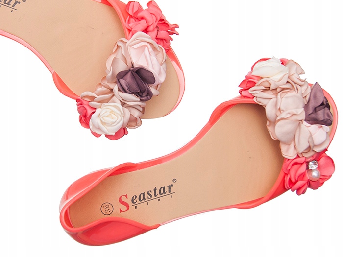 

Meliski melonowy róż Z Kwiatami baleriny Gumowe