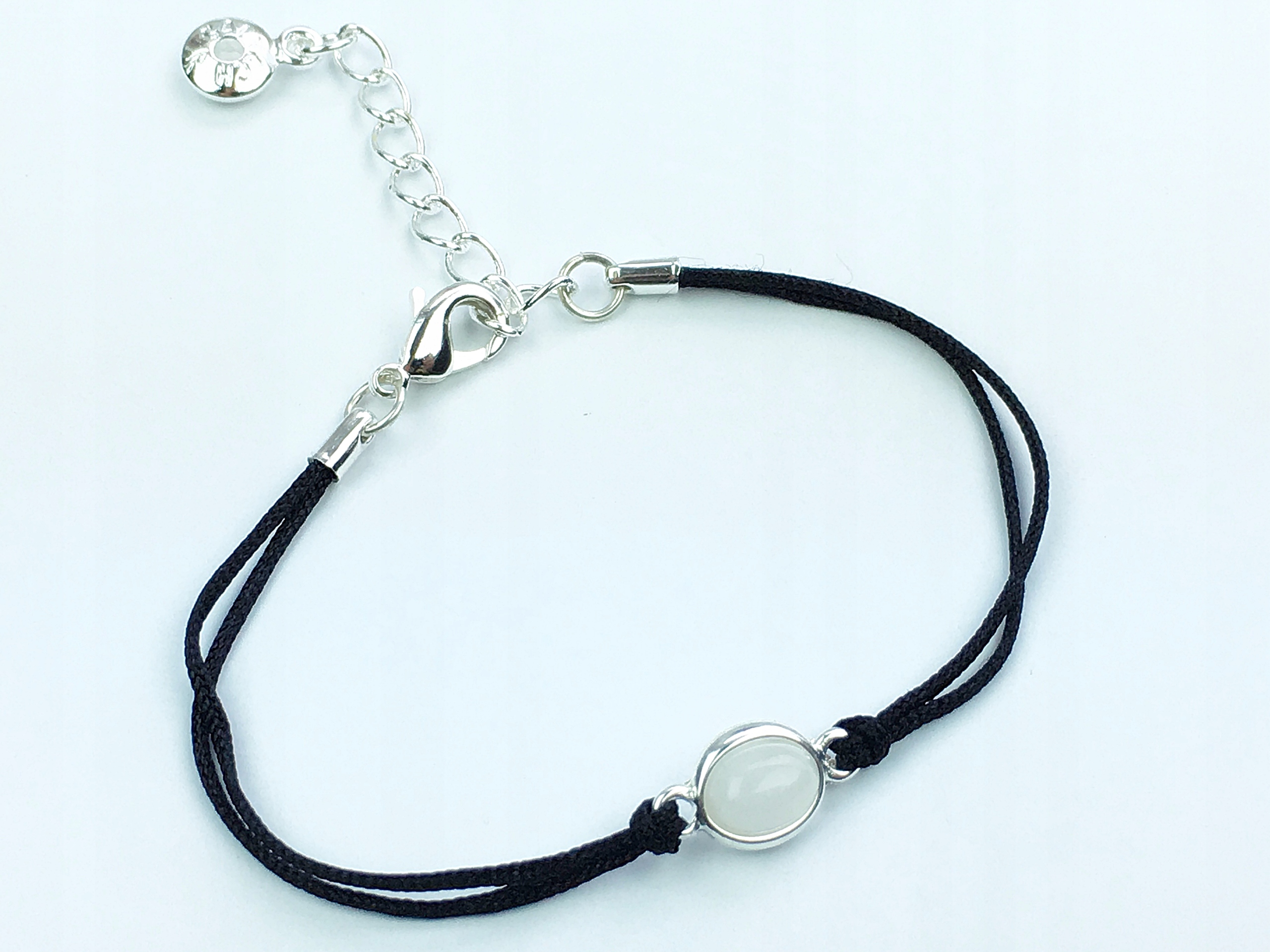 

delikatna bransoletka kamień kryształ górski Pl