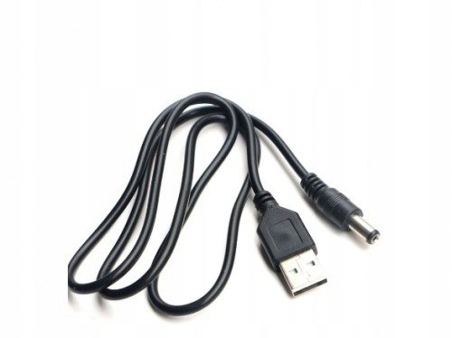 Przewód USB typu A - DC 5,5 x2,1mm - kabel - 100cm Kod producenta inny