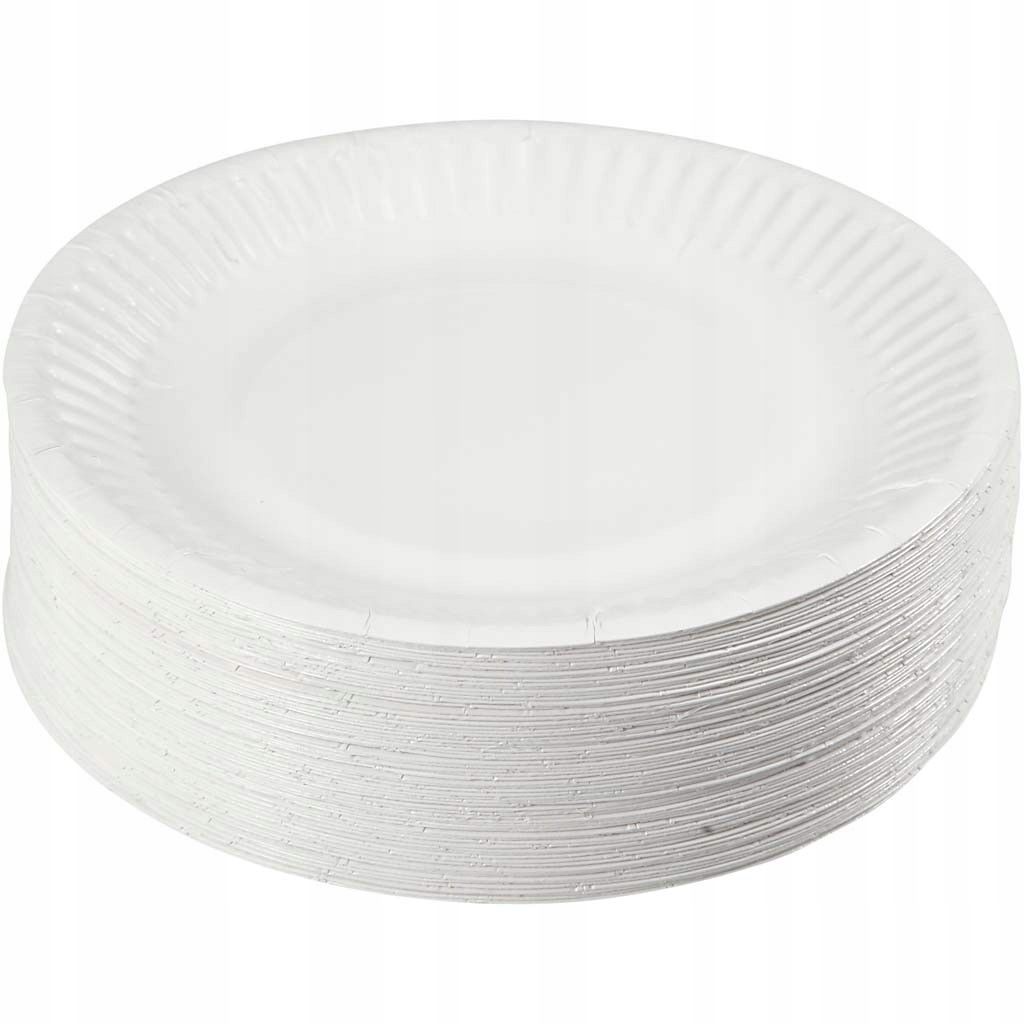 

Talerze Jednorazowe Papierowe Eko 18CM 100SZT