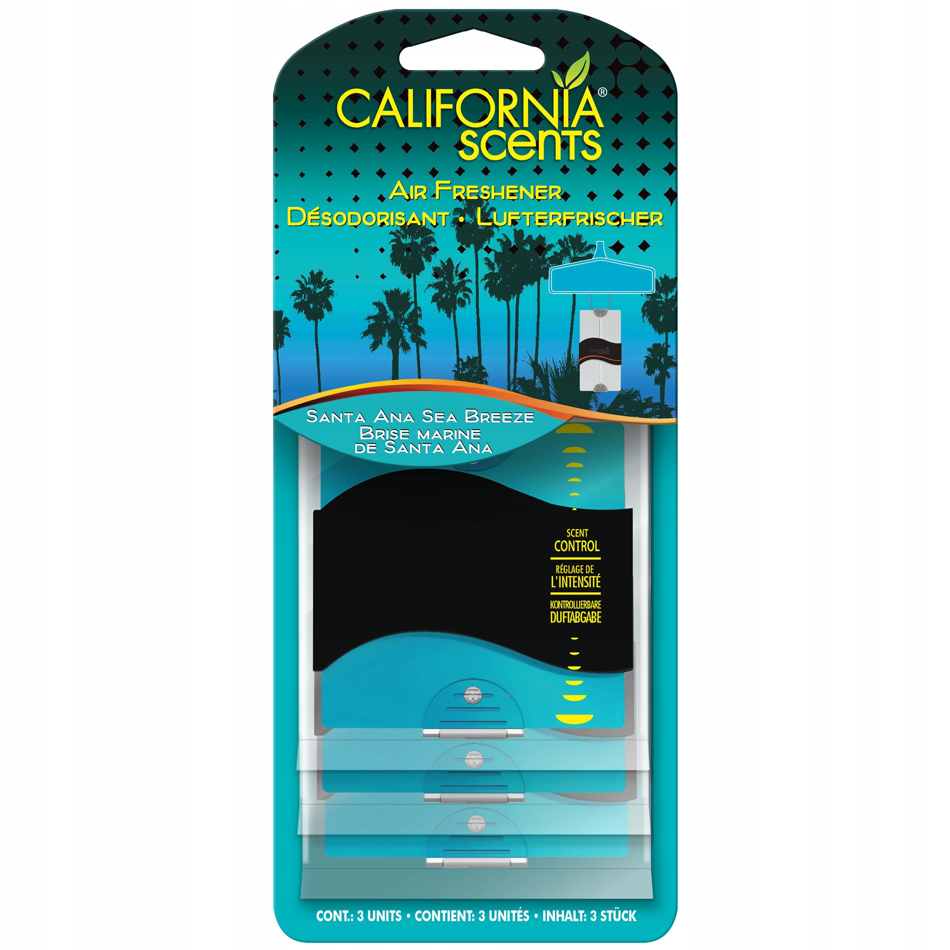 

3x Zawieszka Zapach California Scents Sea Breeze