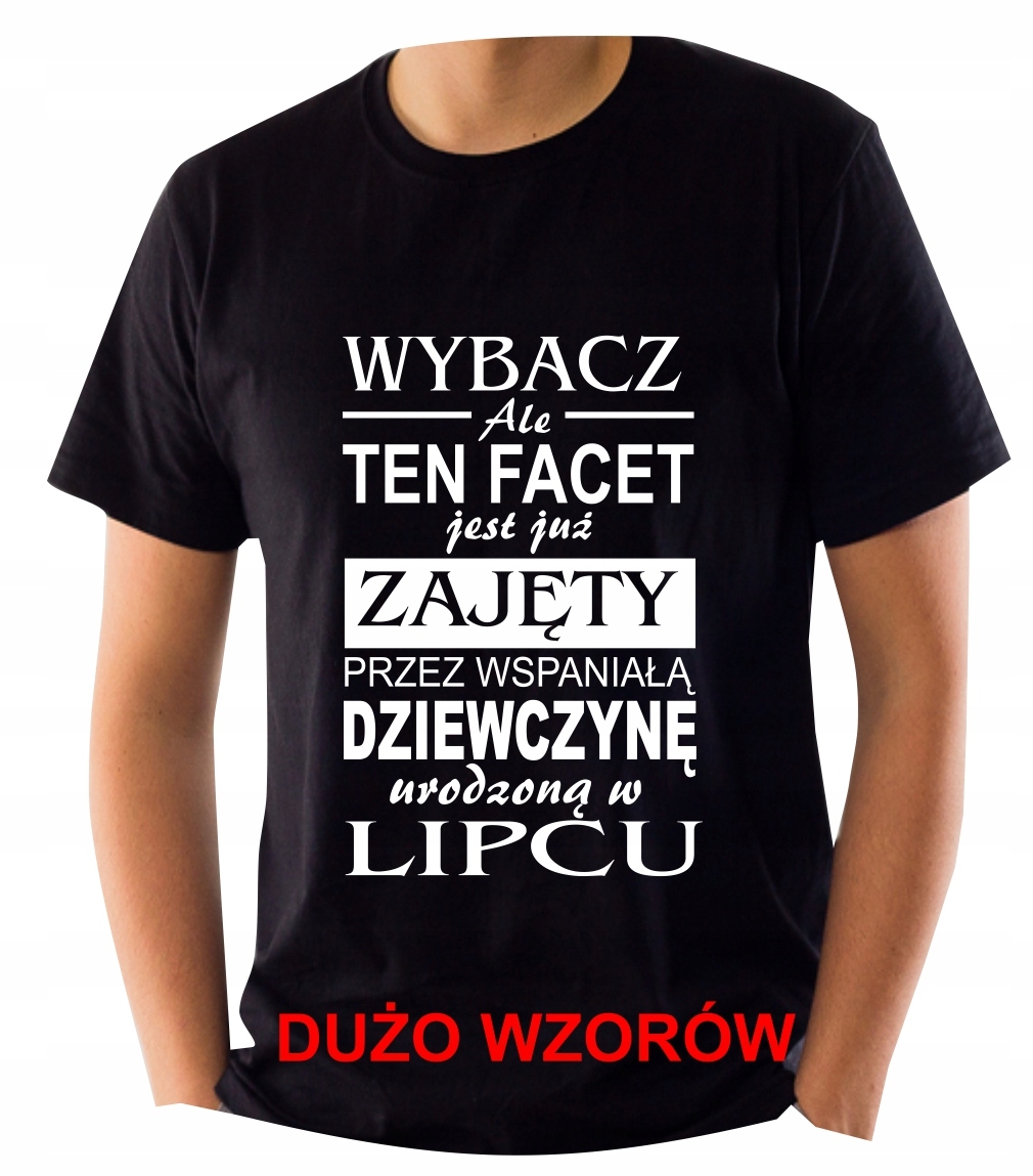 

Koszulka Tshirt dzień Chłopaka Faceta dla Męża XL