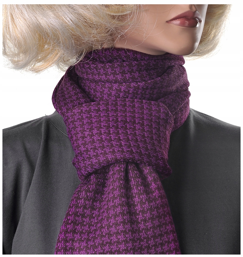 

Kurza Stopka Szalik Szal Ciepły Zimowy Pepitka