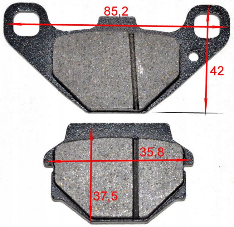 

Klocki hamulcowe Tył Atv 250 Stx Shineray Quad