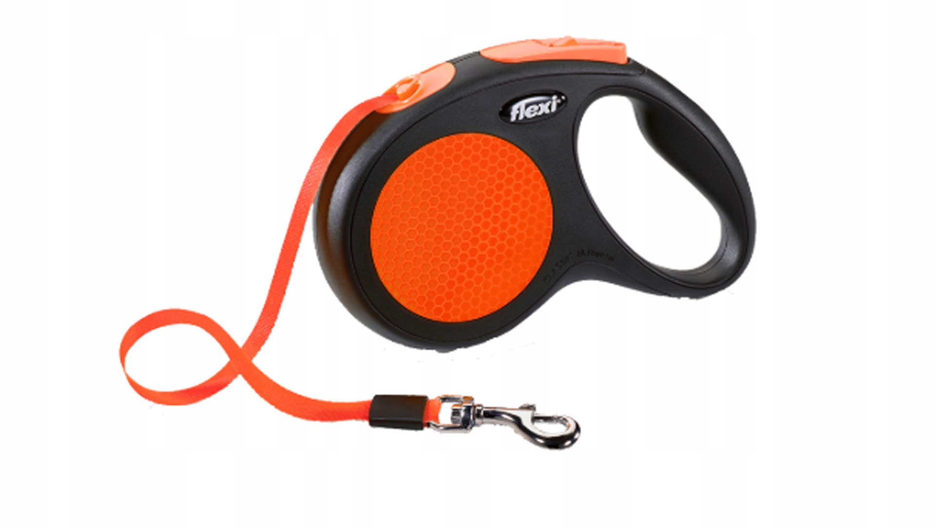 Levně Flexi Vodítko New Neon oranžová M 5 m do 25 kg páska