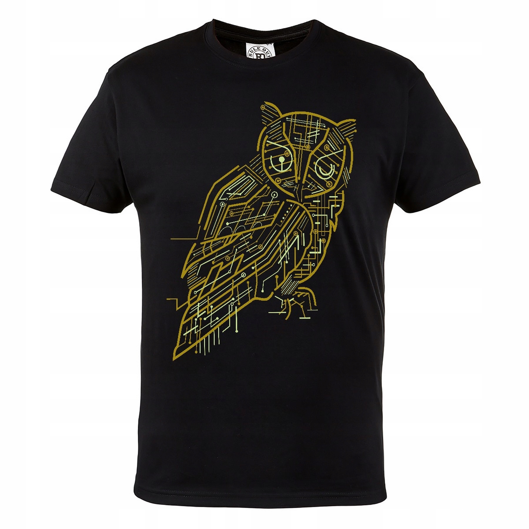 

Koszulka Męska Casual Bird Sowa Elektro Owl 07