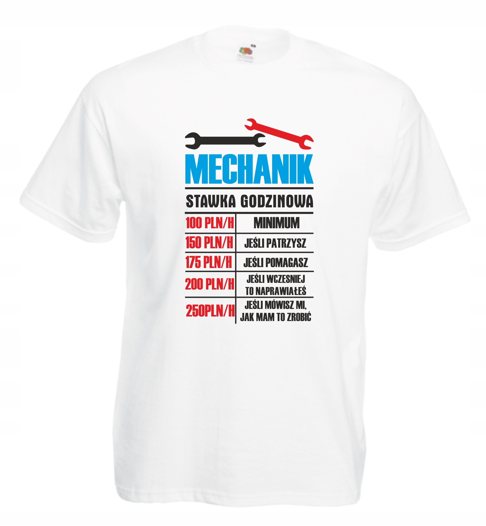 

Koszulka dla Mechanika Mechanik Prezent L