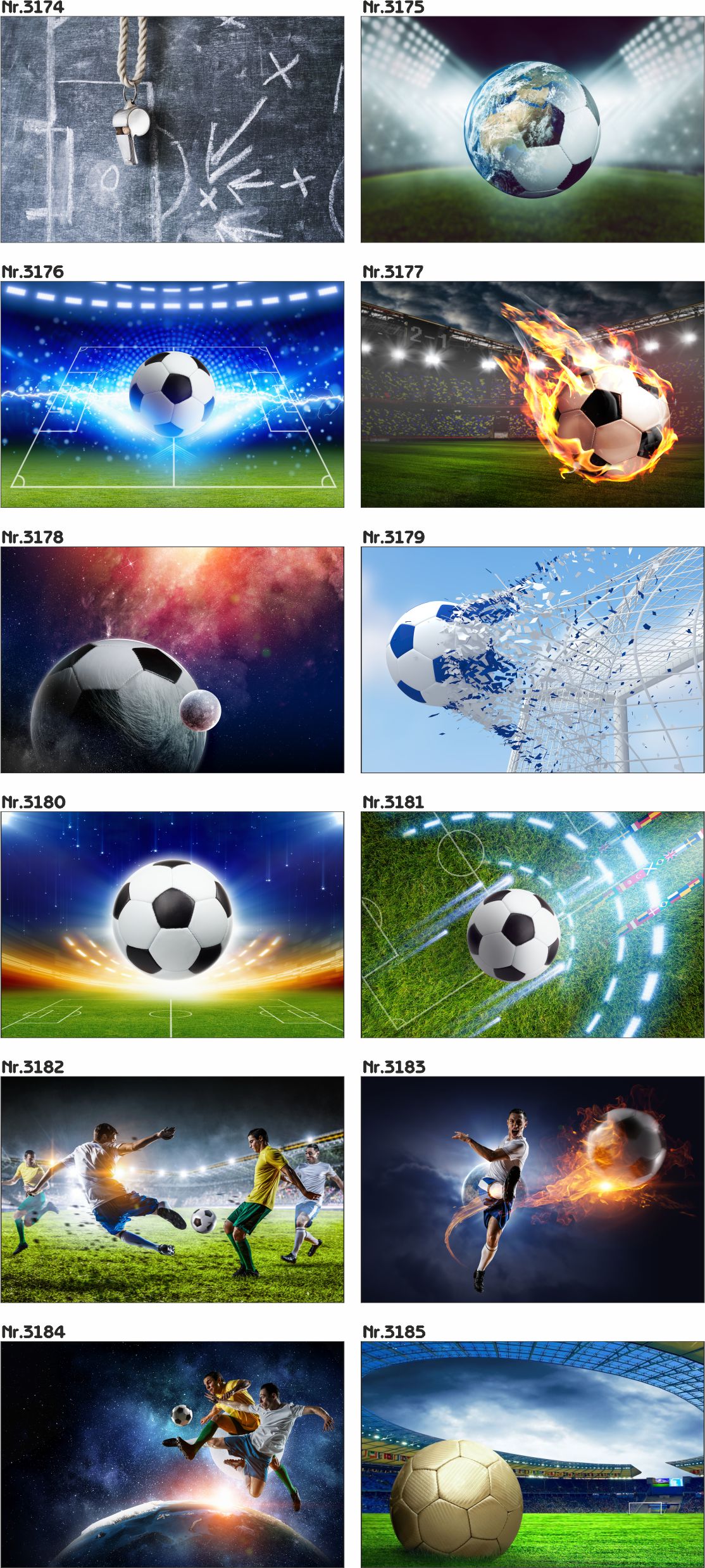 Plakat piłka nożna,piłkarze,piłkarz,stadion 100x70 Szerokość produktu 100 cm