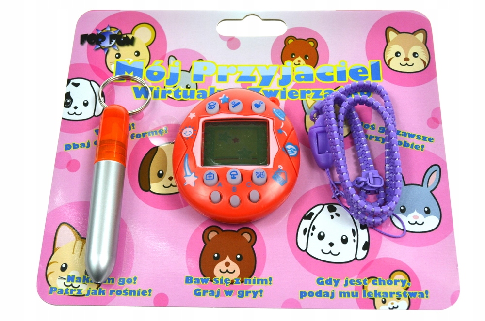 

Tamagotchi, Interaktywne Zwierzątko Długopis Smycz