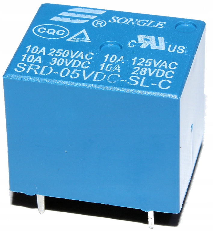 

Przekaźnik Songle SRD-05VDC-SL-C 10A 5V DC Srd 5V
