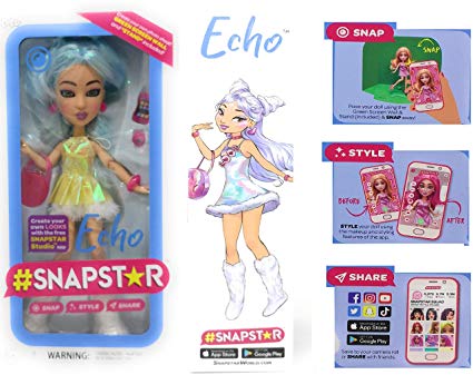 LALKA SNAP STAR ECHO #SNAPSTAR TM TOYS + APLIKACJA Wiek dziecka 5 lat +