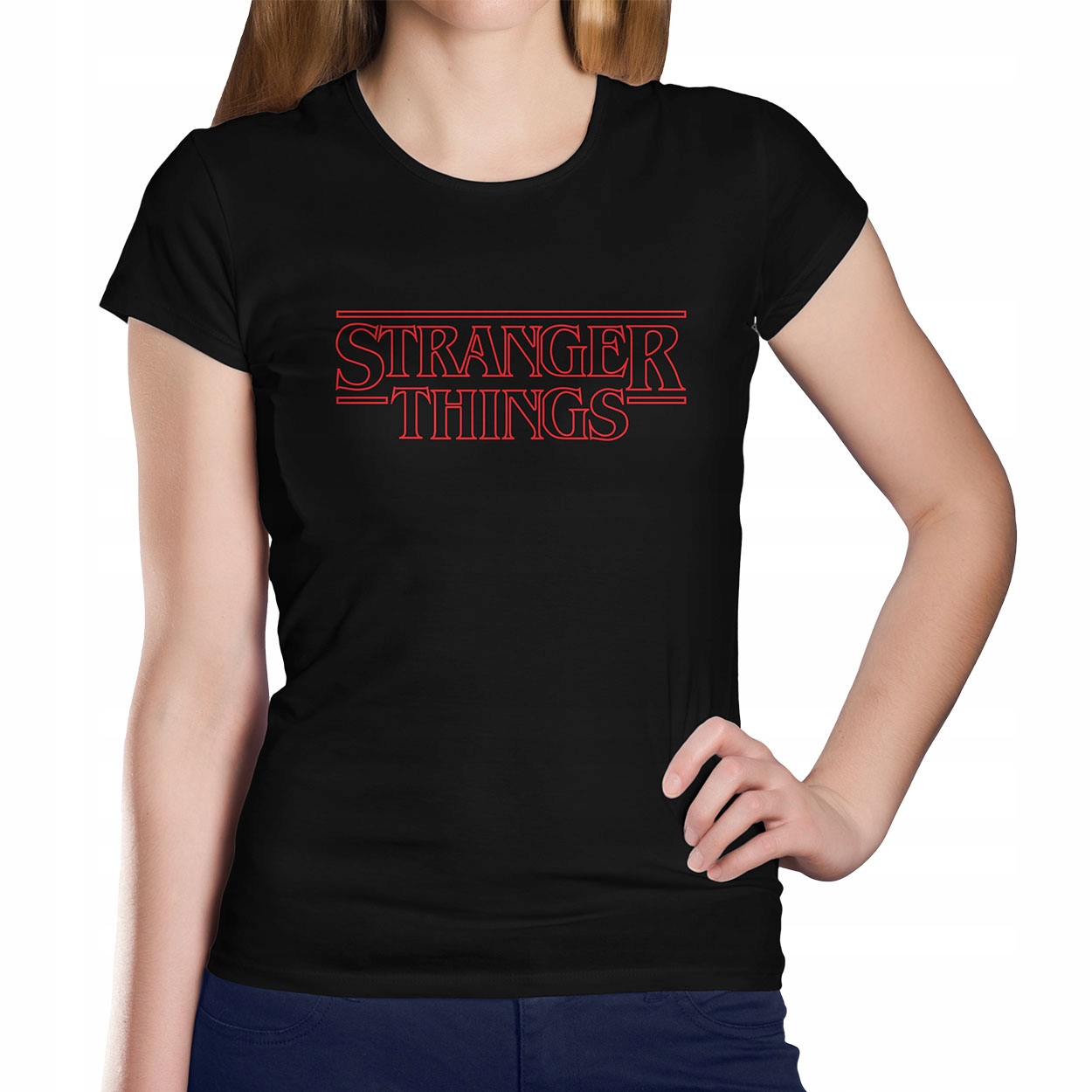 

Koszulka Stranger Things damska czarna r, S
