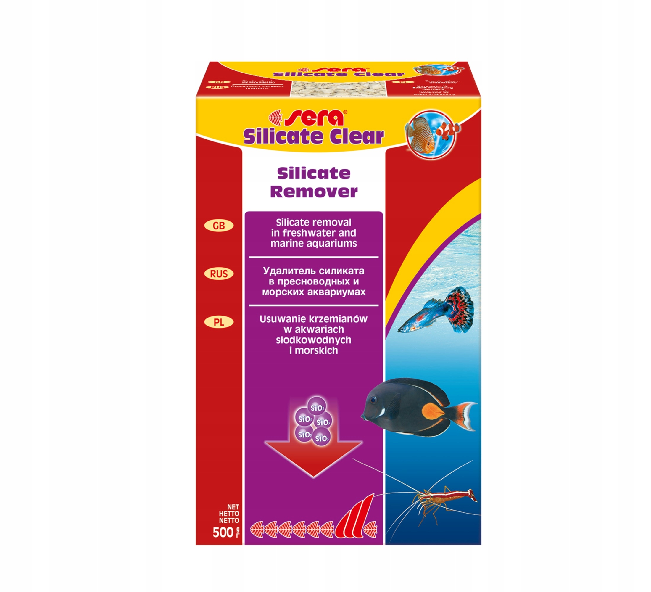 Levně Minerální náplň Sera Silicate Clear 0,5