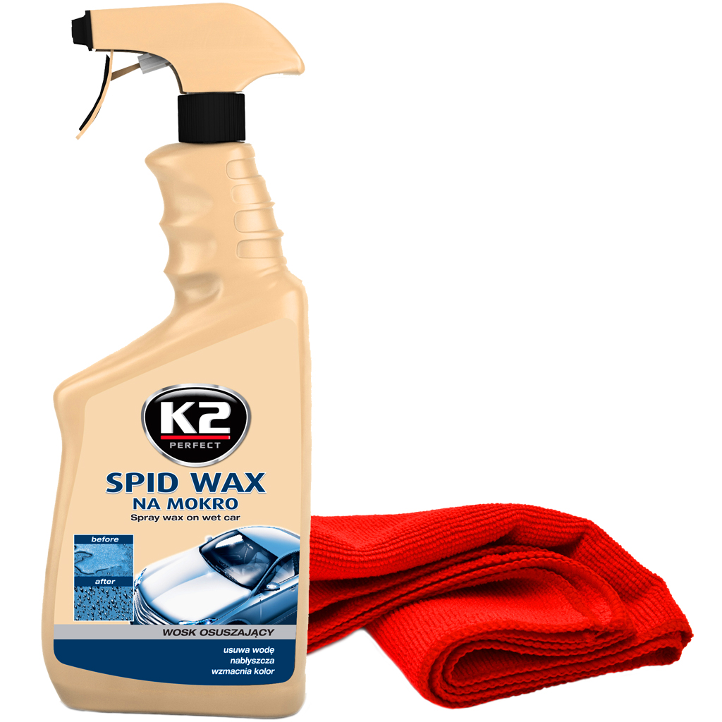 

K2 Spid Wax Szybki Wosk Na Mokro Mikrofibra