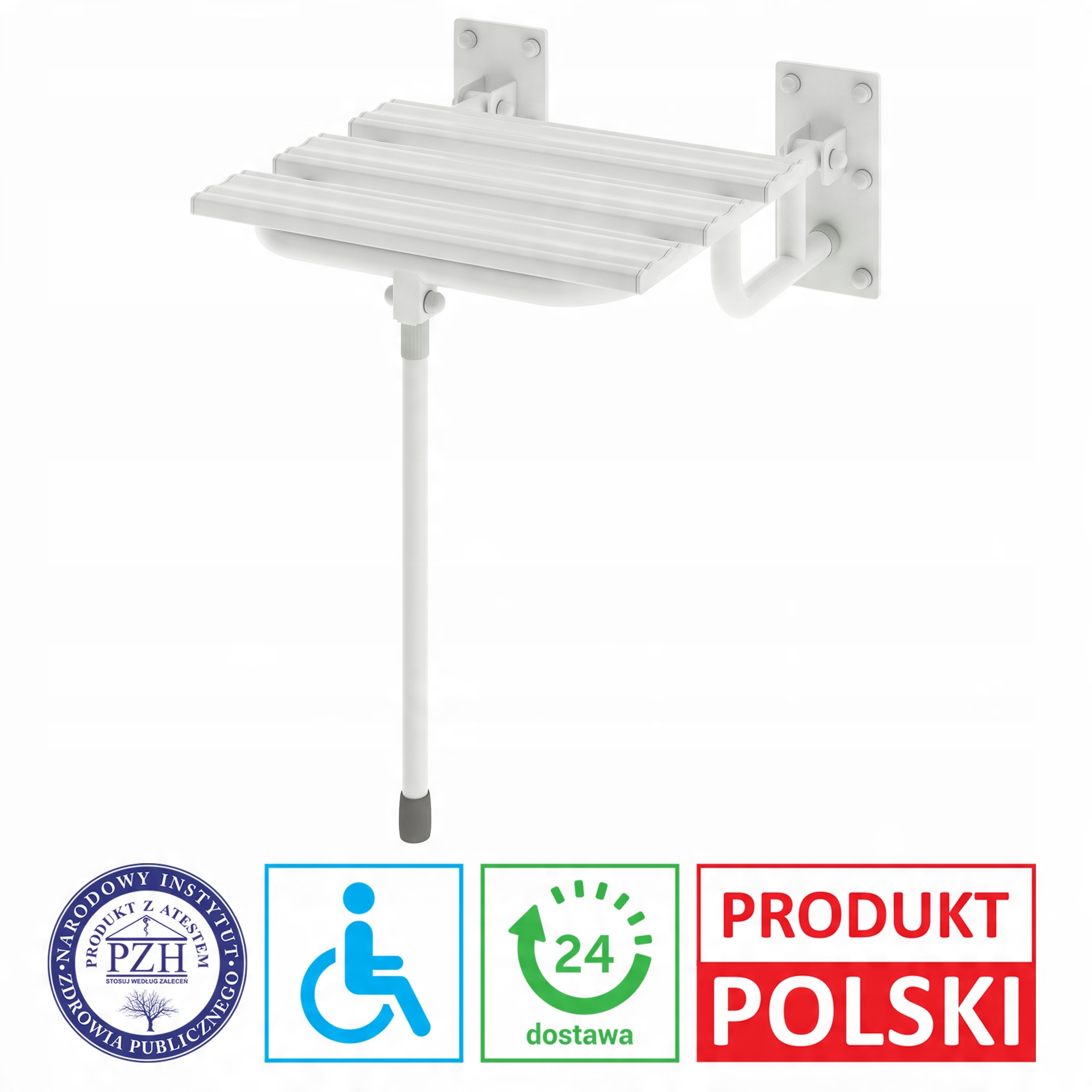 

Siedzisko Prysznicowe Składane Taboret Ławka Noga