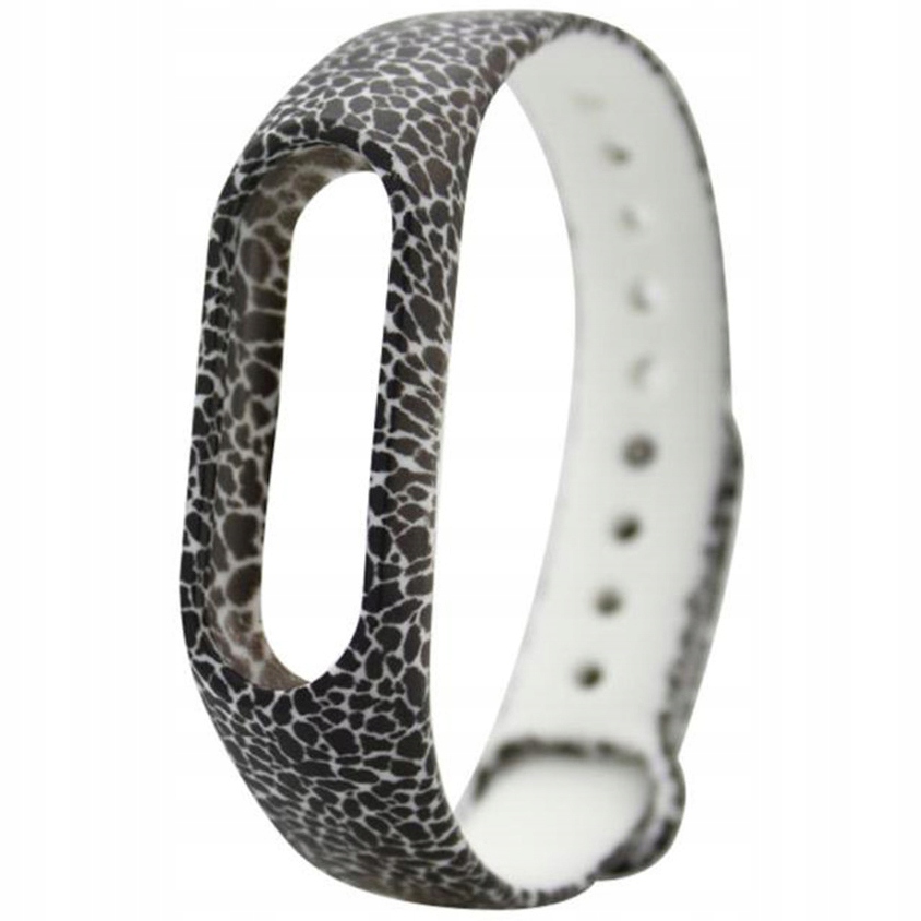 

Xiaomi MI BAND2 opaska zamienna Biała Czarny Wzór